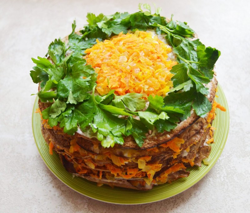 Юлия Высоцкая печеночный торт