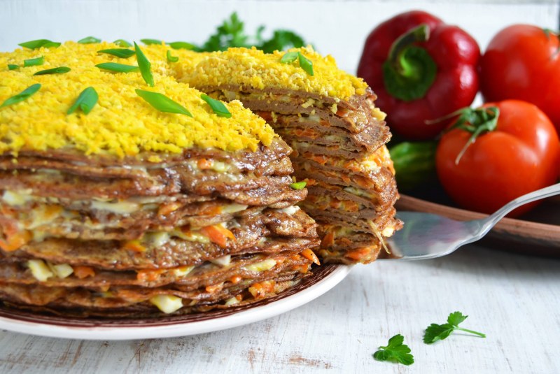 Юлия Высоцкая печеночный торт