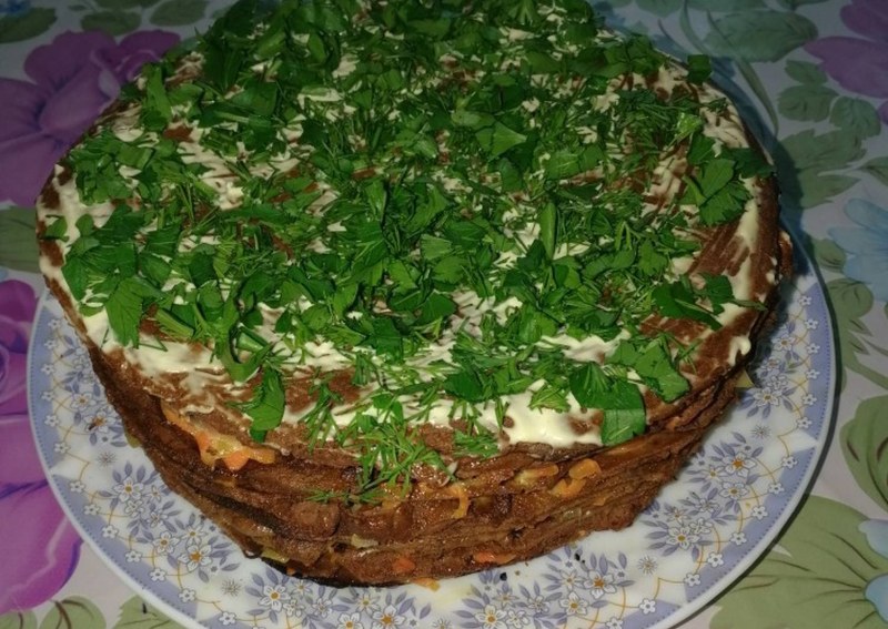 Печеночный пирог