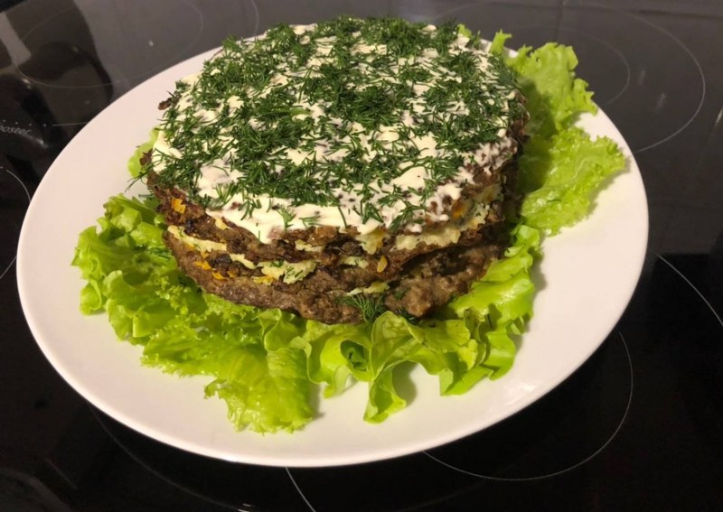 Юлия Высоцкая печеночный торт