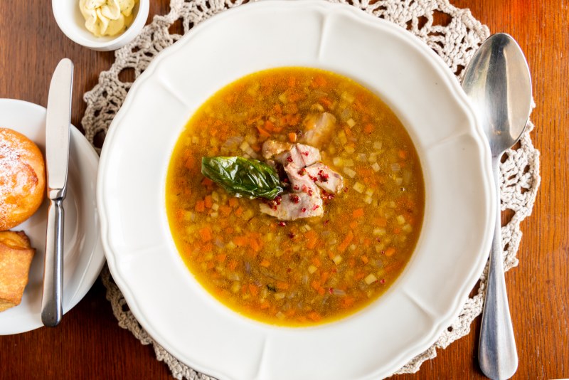 Салат с чечевицей и морковью