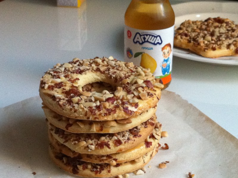 Песочные кольца с арахисом