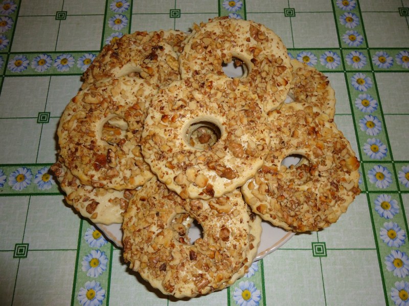 Песочное кольцо с орехами СССР