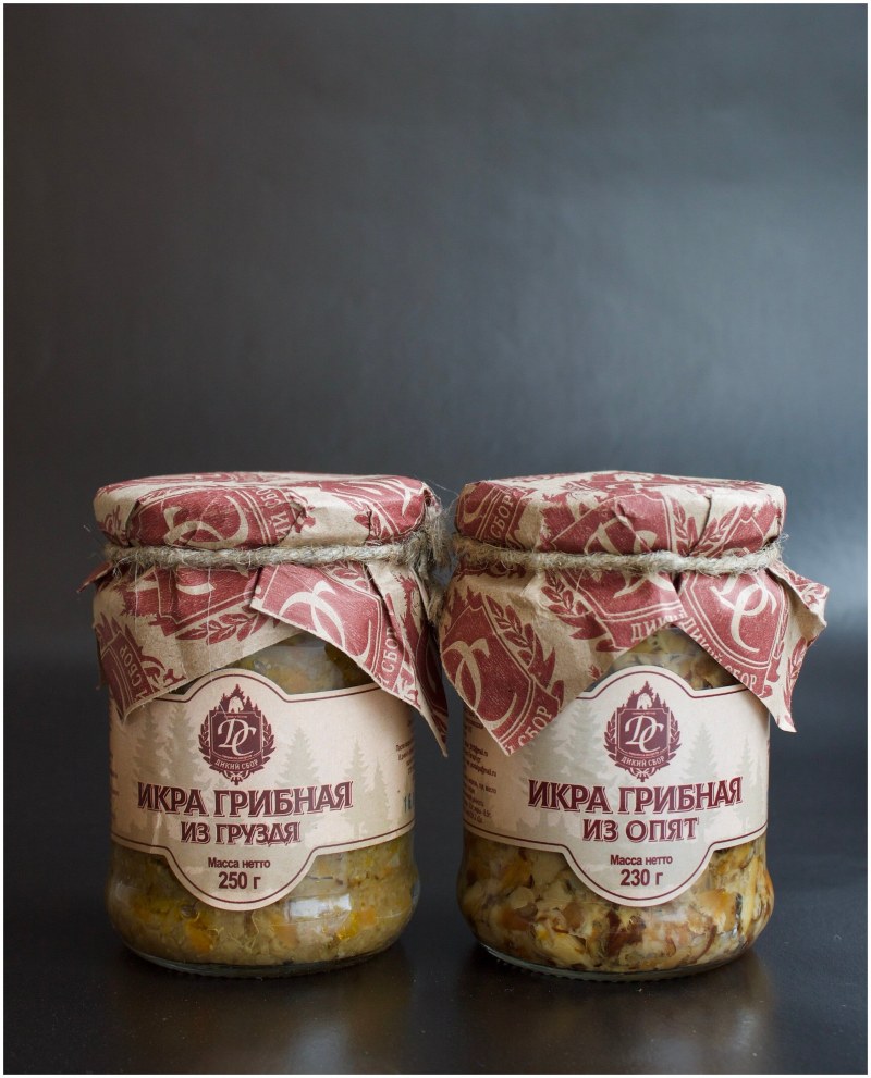 Грибная икра из вареных грибов купить