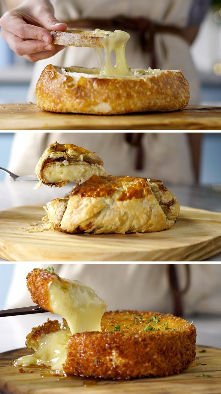 Выпечка с сыром Бри