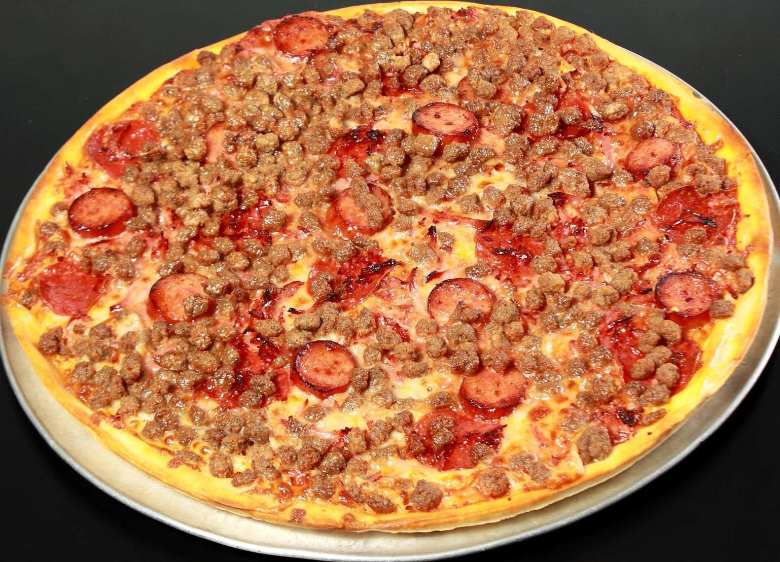 рецепты пицца мясная фото 14