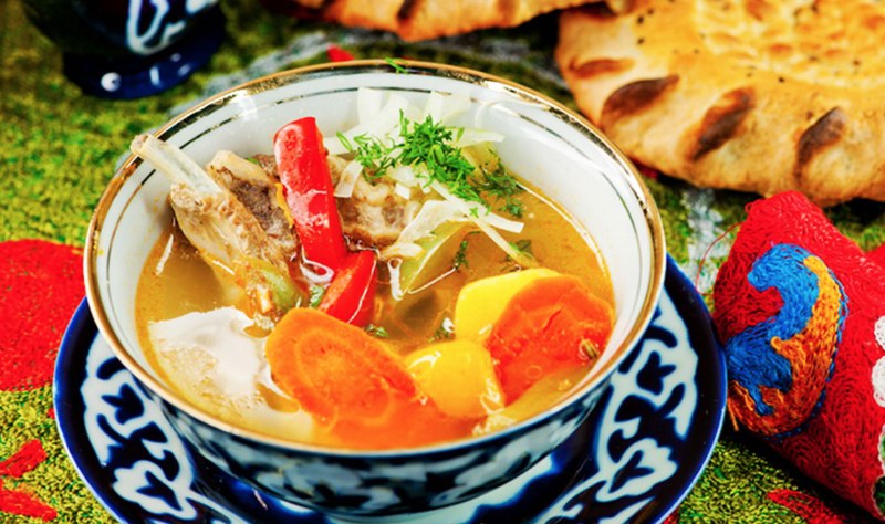 Узбекская кухня Шурпа