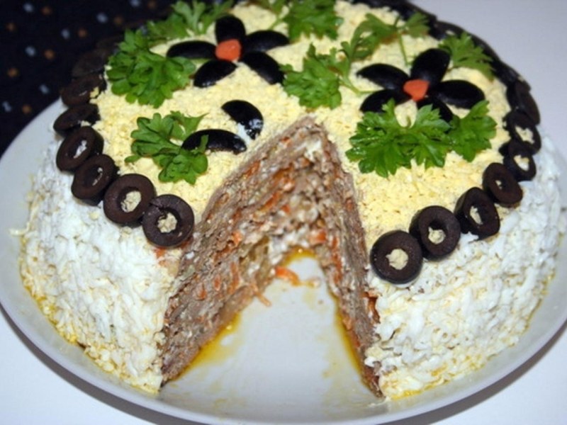 Печеночный торт