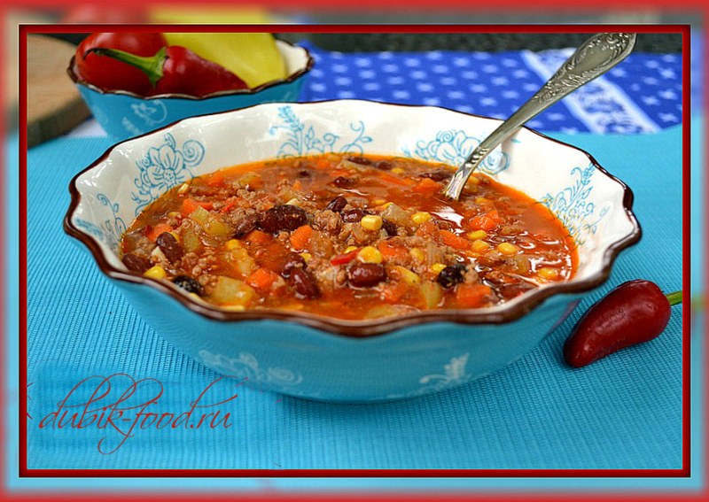 Мексиканский куриный суп