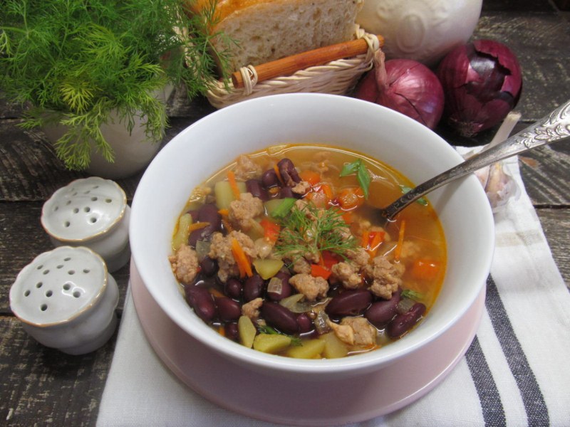 Куриный суп по-мексикански