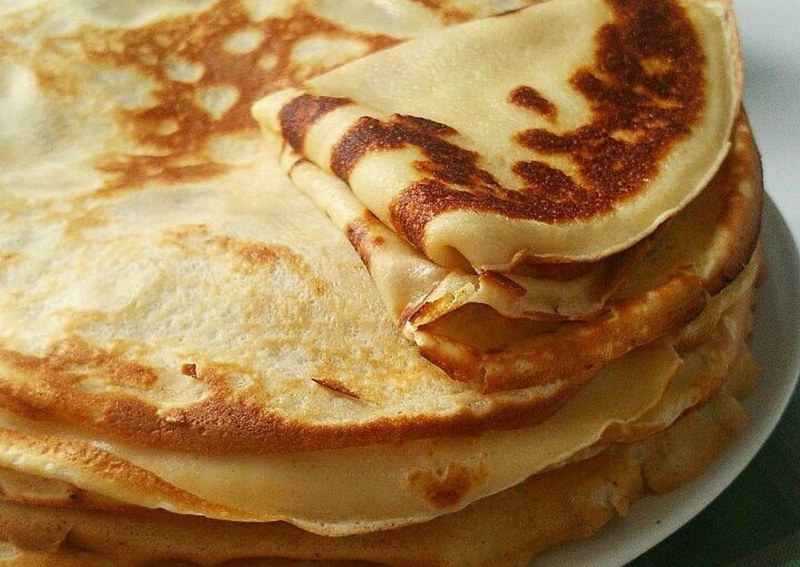 Вкусные блины на кефире