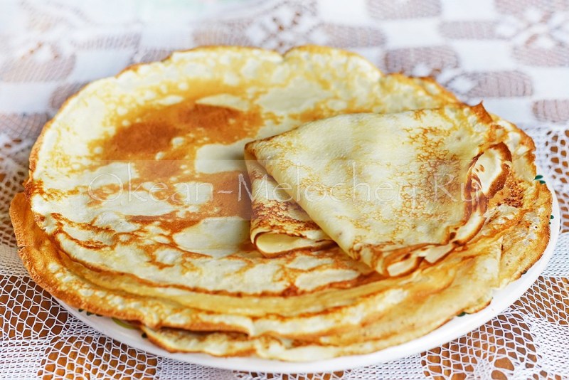 Блинчики на молоке