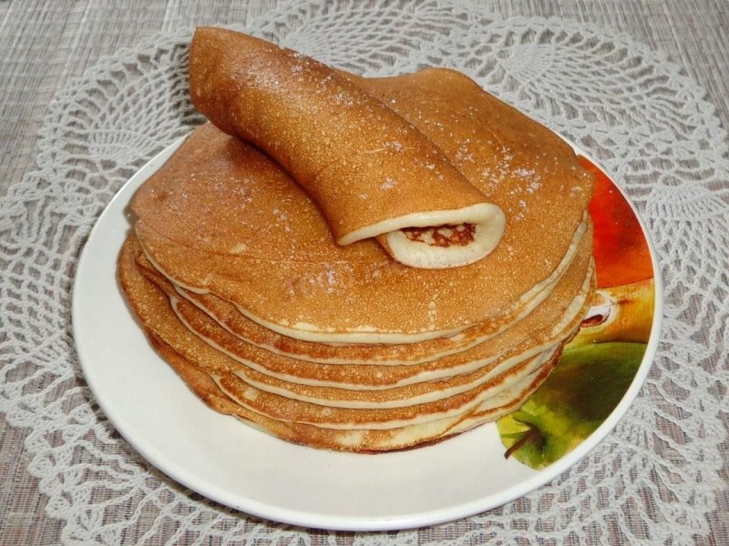 Блины на кипятке рецепт