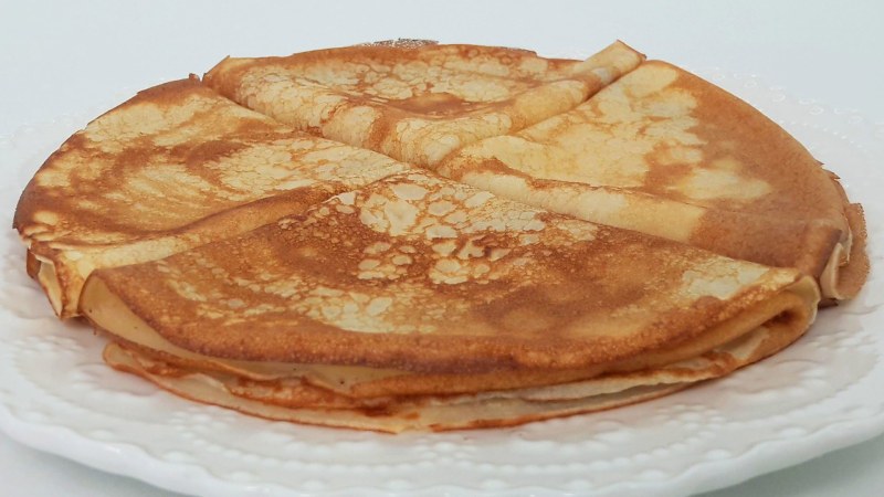 Блины на молоке