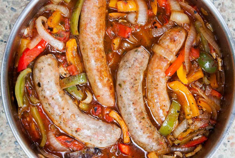 Купаты с макаронами