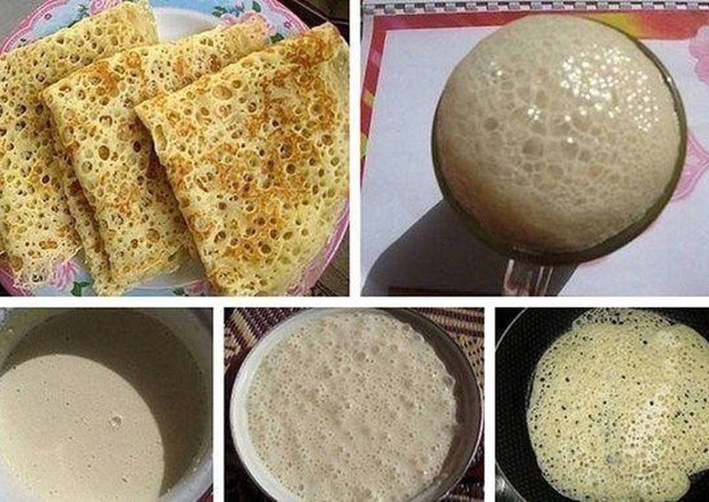 Тонкие ажурные блинчики
