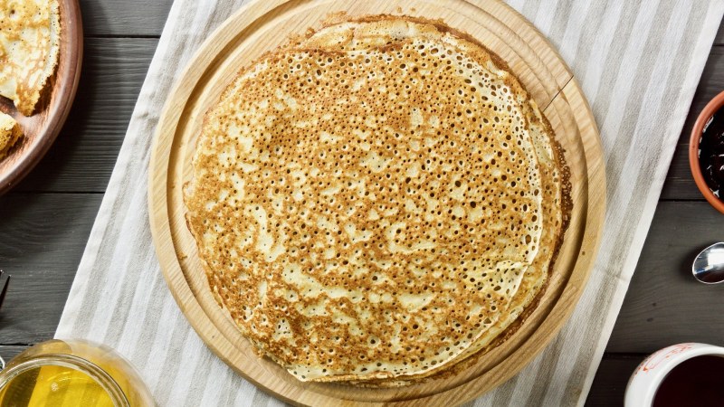 Блины с дырочками