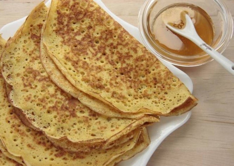 Блины со сгущенкой