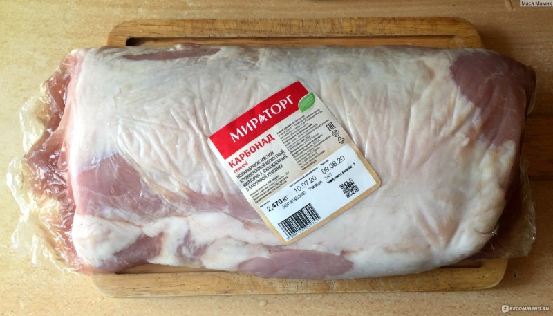 Что такое свиная корейка и карбонат