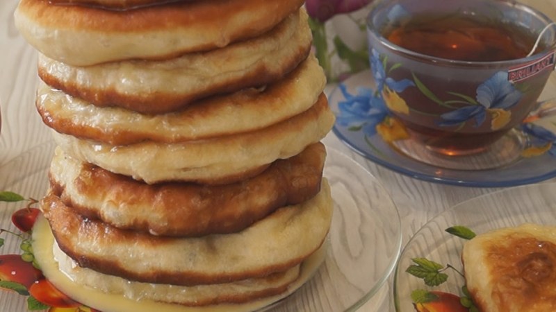 Пышки на сковороде