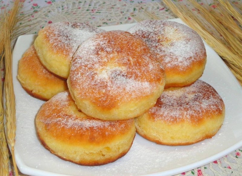 Выпечка на кефире на сковороде