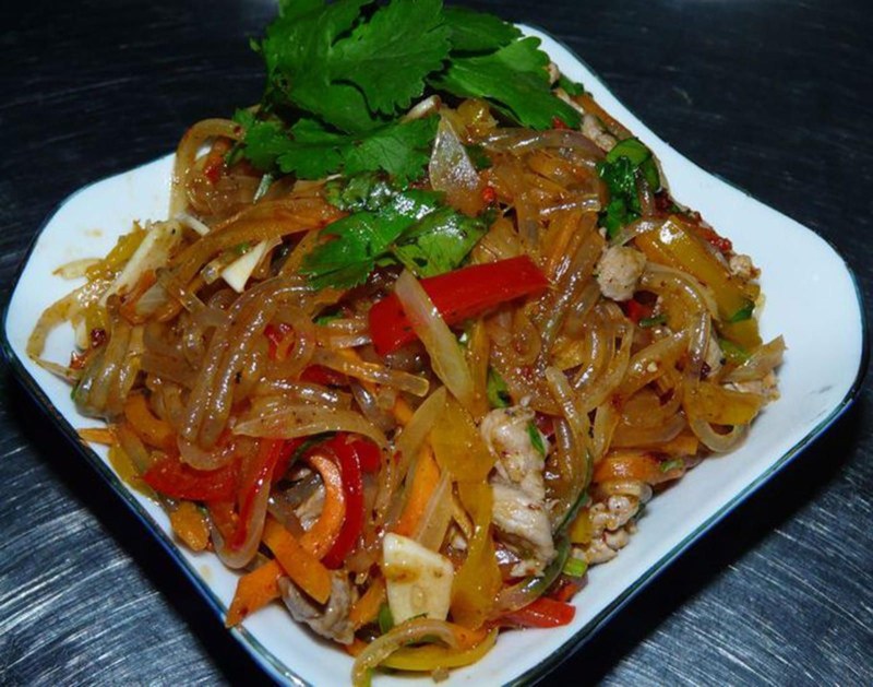 Фунчеза салат с овощами по-корейски