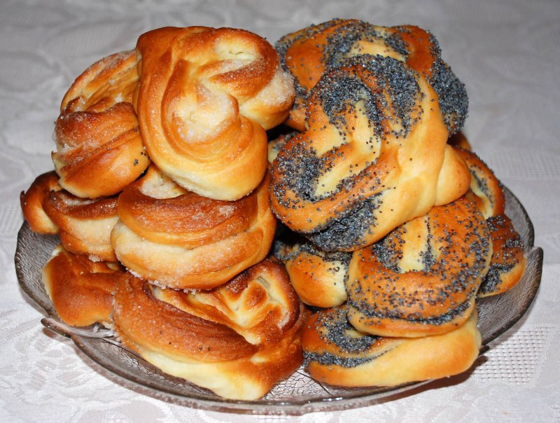 Булочки крендельки