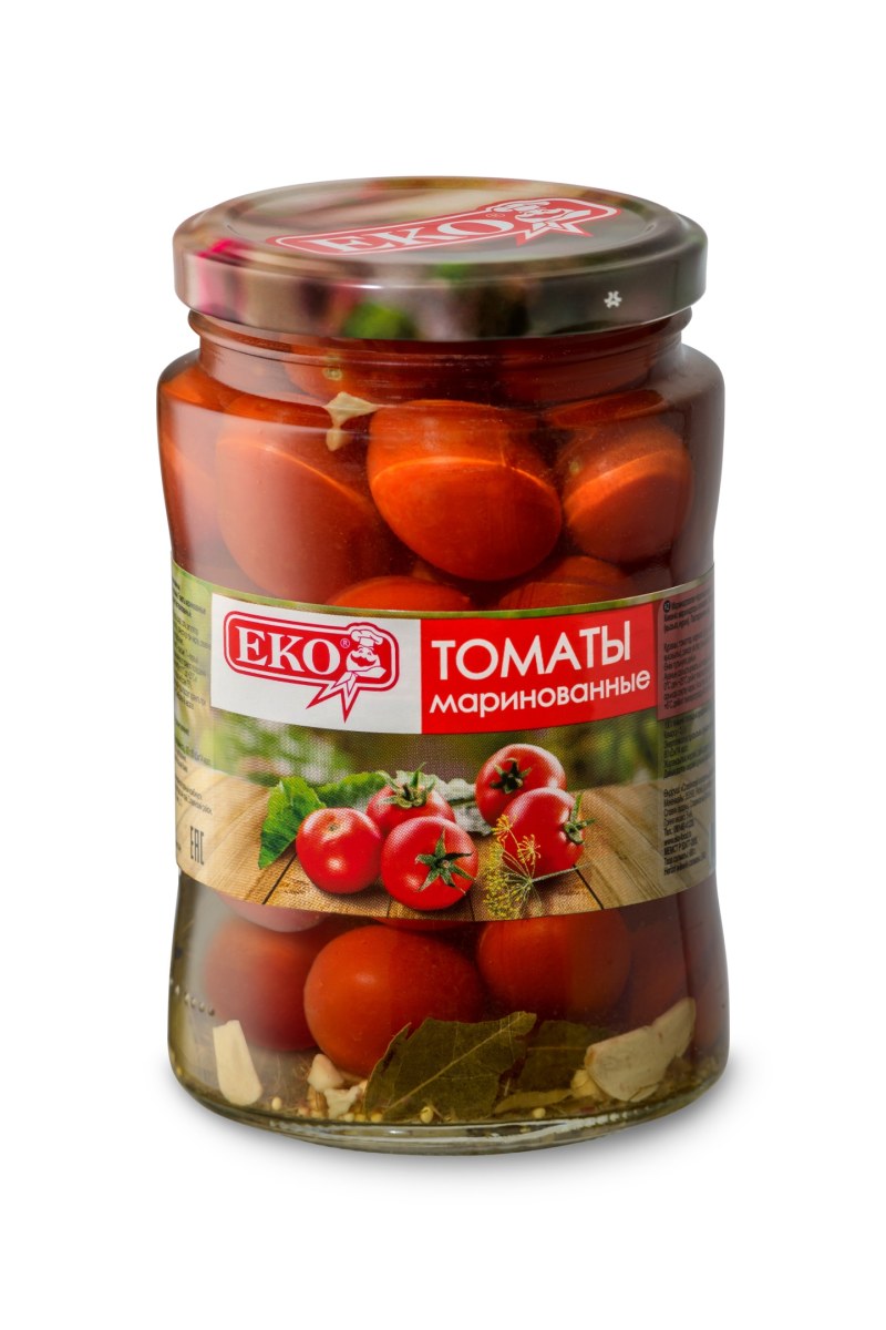 Еко томаты маринованные 680г