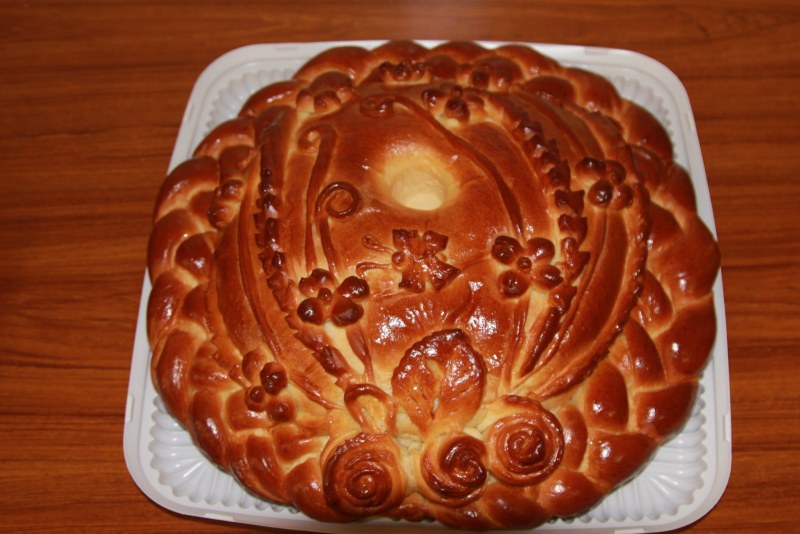 Каравай выпечка