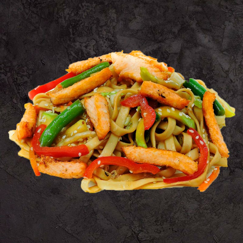 Лапша удон с морепродуктами
