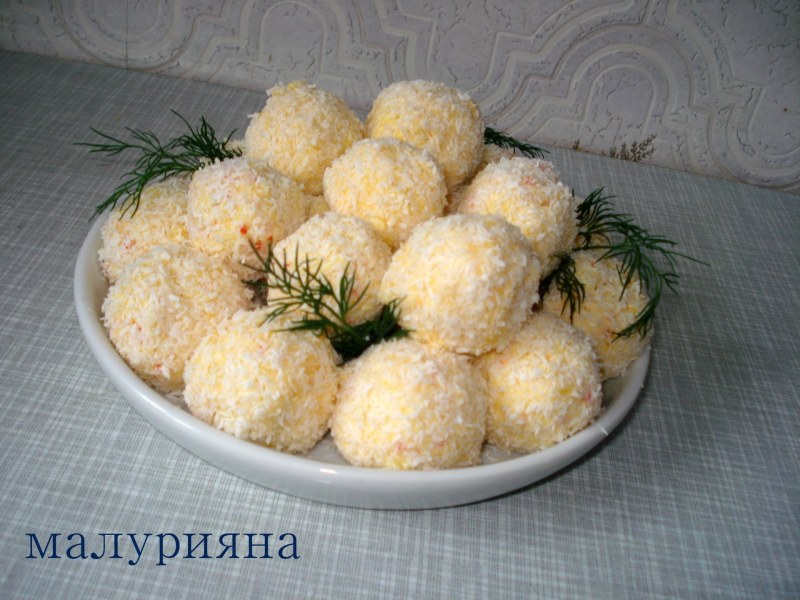 Сырные шарики Рафаэлло
