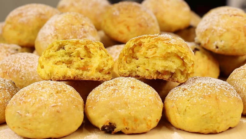 Печенье морковное с изюмом постное