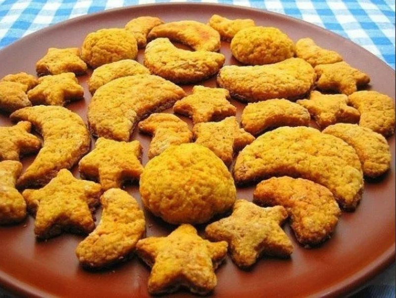 Печенье овсяное с морковкой