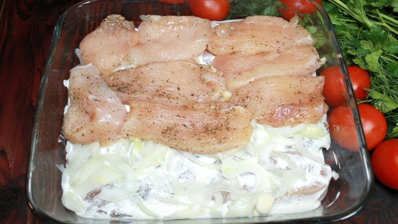 Филе курицы в духовке