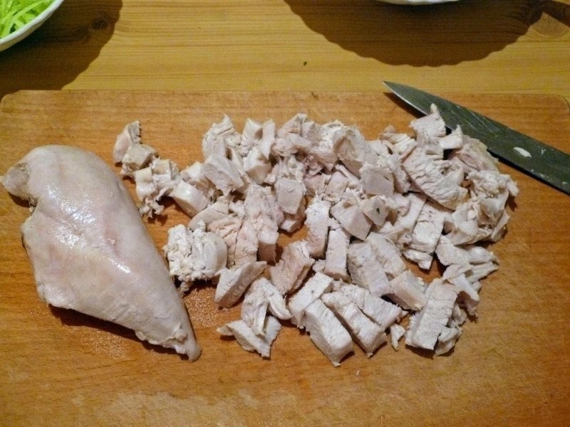 Куриная грудка нарезанная
