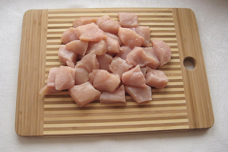 Нарезка куриного филе