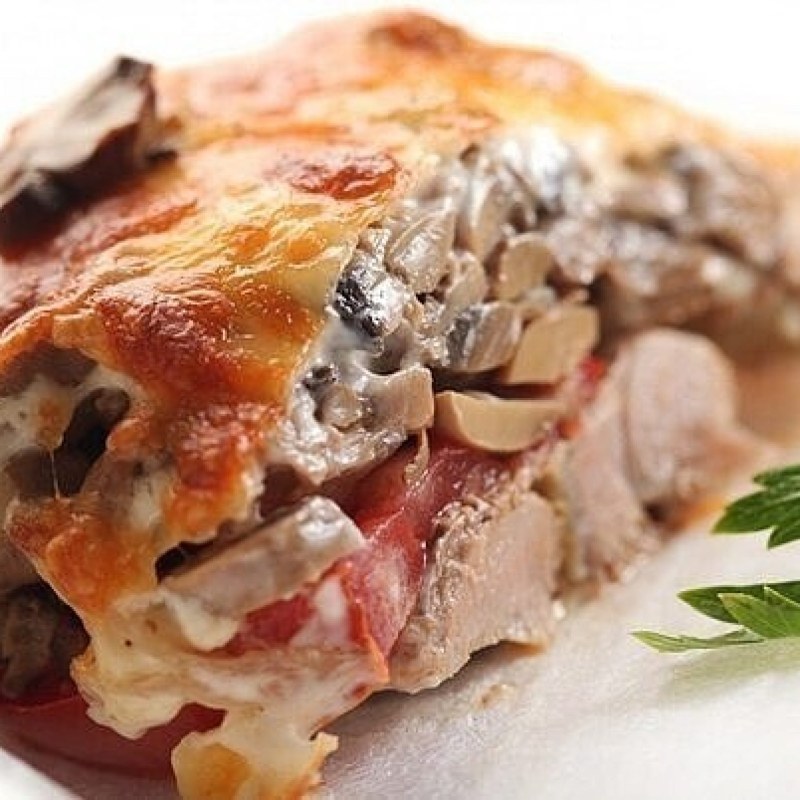Французская еда мясо