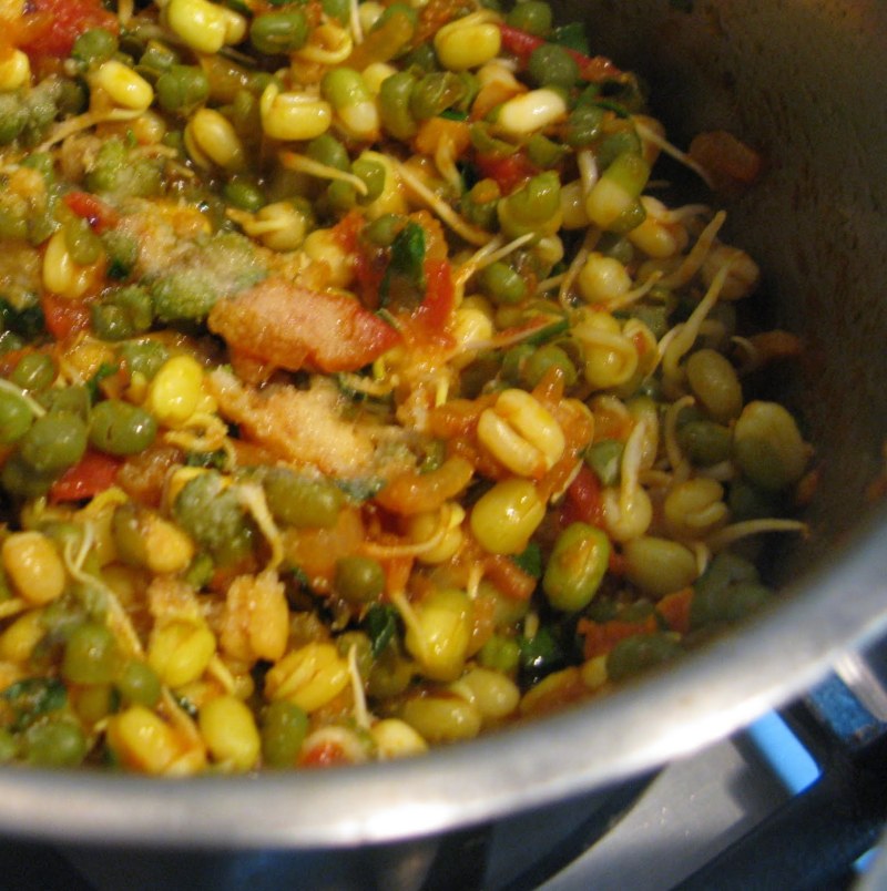 Овощной гарнир к курице