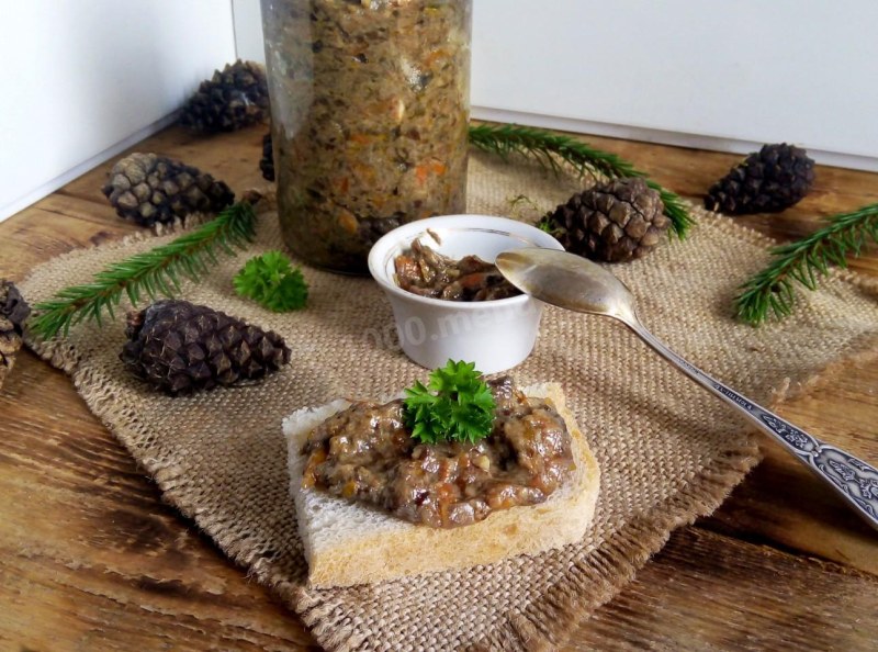Икра грибная рецепт через мясорубку с морковью и луком
