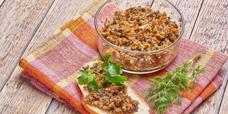Грибная икра по-псковски