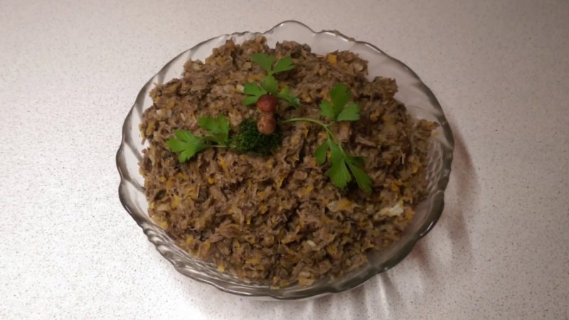 Икра из белых грибов