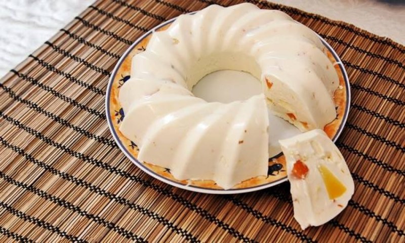 Творожный десерт бланманже