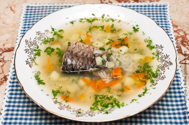 Рыбный суп с рисом