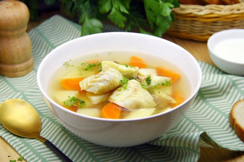 Рыбный суп из трески