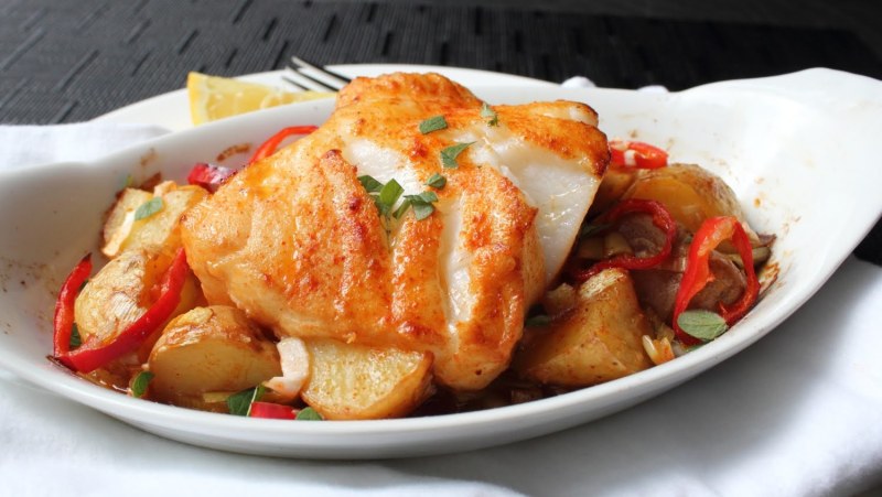 Уха из морского окуня