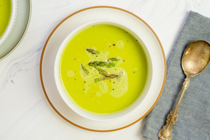 I'll the Cream of Asparagus Soup, please.