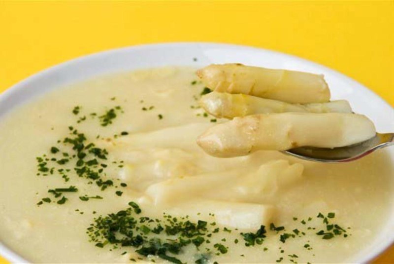 Пюре из белой спаржи