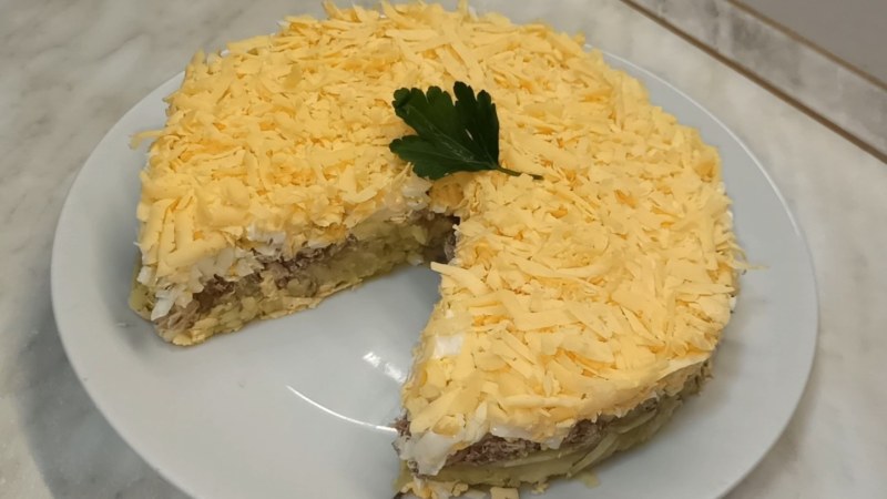 Салат Мимоза кето