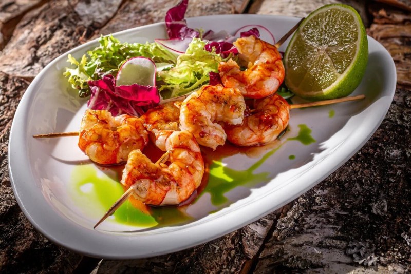 Shrimp skewers Bens