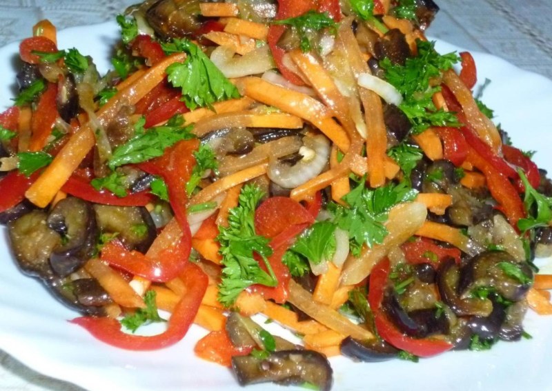 Баклажаны по-корейски любовь Ким